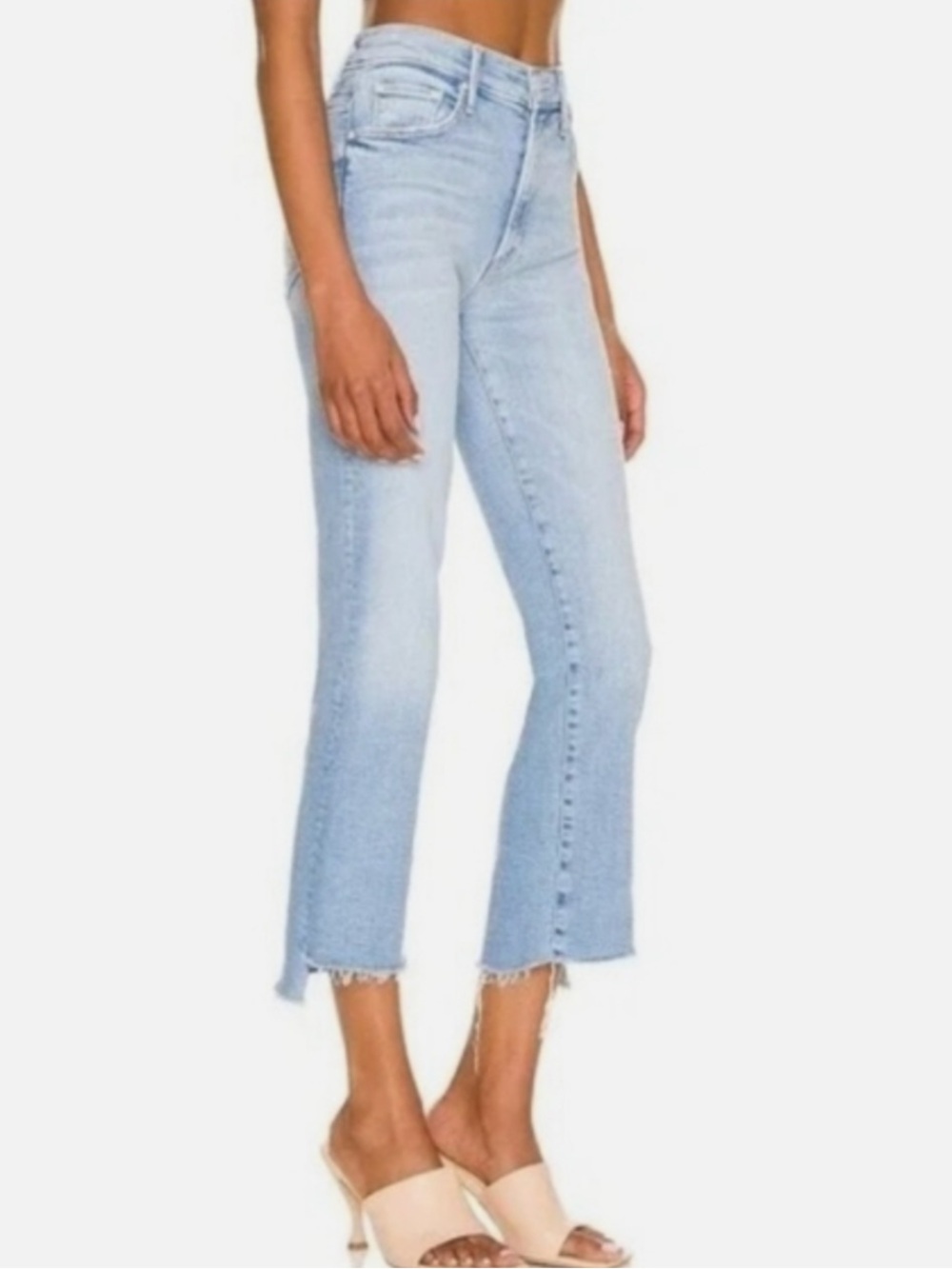 MOTHER The Inside Crop Step Fray Jeans - Picture 2 of 14